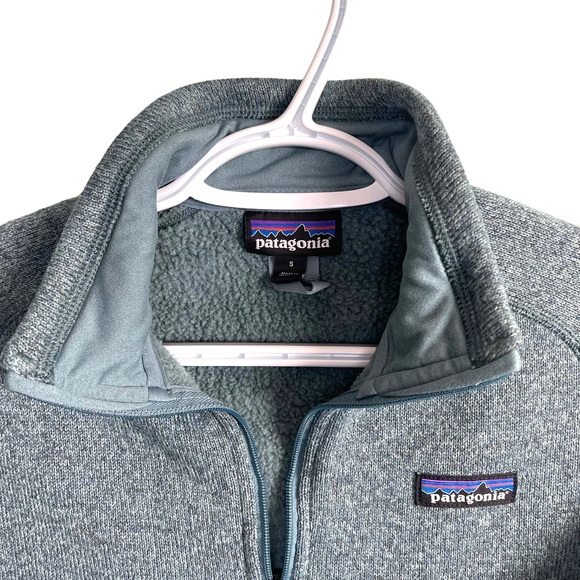 Patagonia Better Sweater Women’s 1/4 Zip Fleece Pullover Size Small Steam Blue - Picture 5 of 9